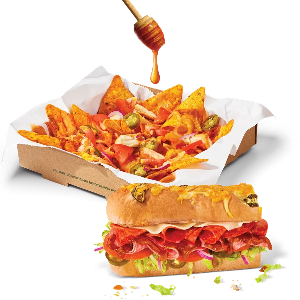 Official Subway Hot Honey Signature Swicy Collection menu category artwork; category reference for Hot Honey Turkey Italian