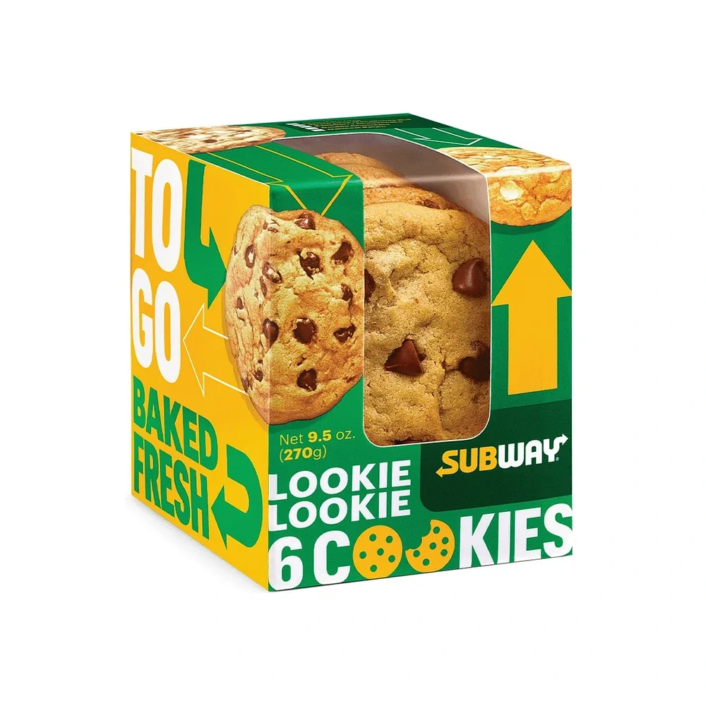 Subway menu photo of 6 Pack Cookie Box