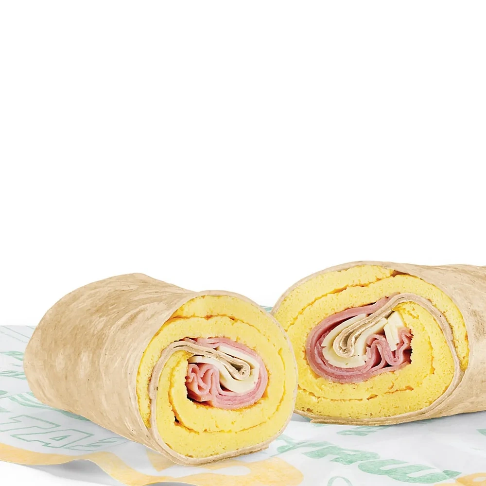 Subway menu photo of Black Forest Ham, Egg & Cheese Wrap
