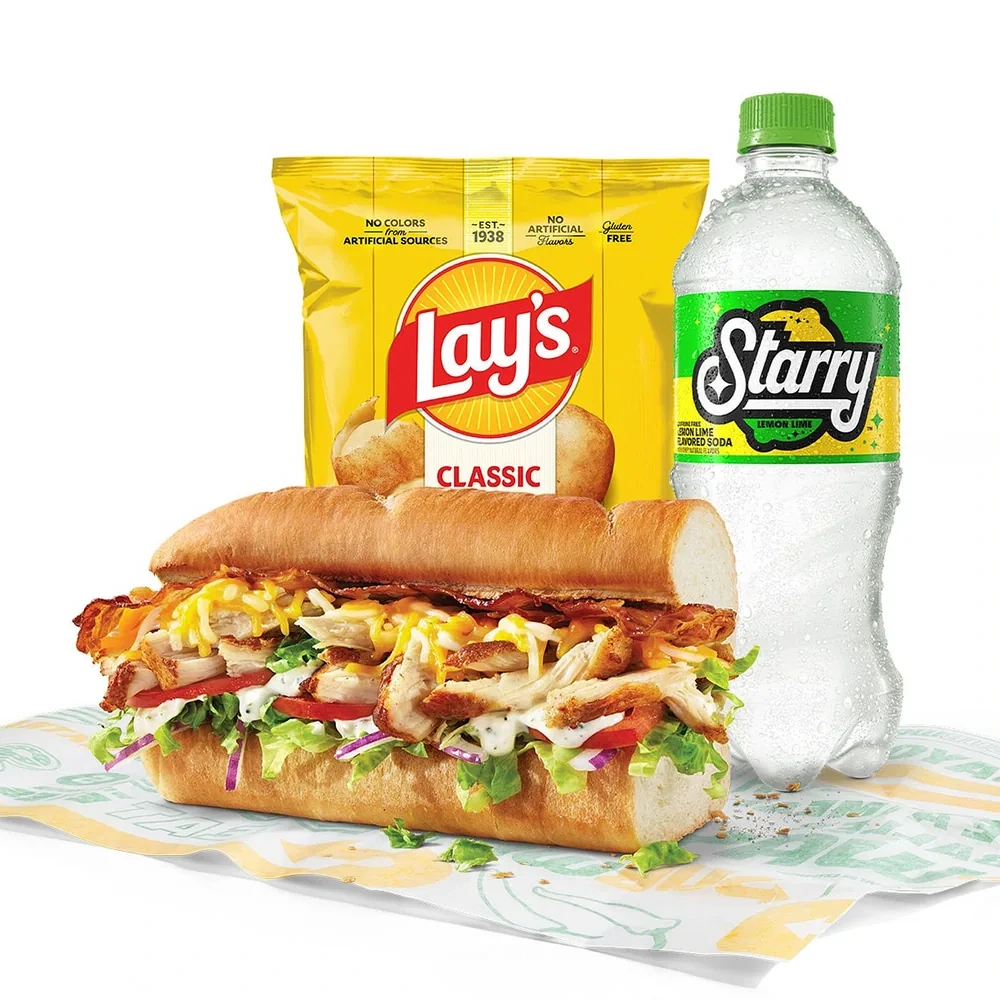 Subway menu photo of Chicken & Bacon Ranch Meal
