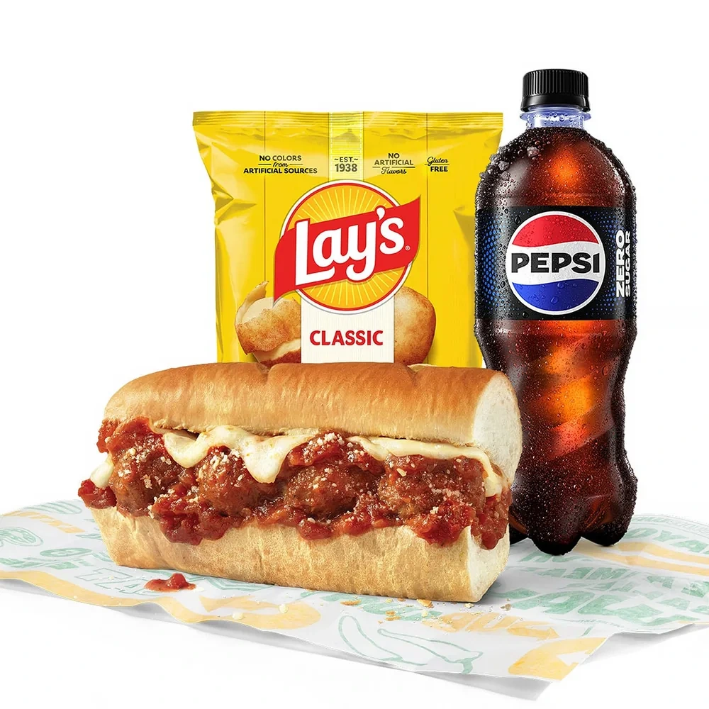 Subway menu photo of Meatball Meal