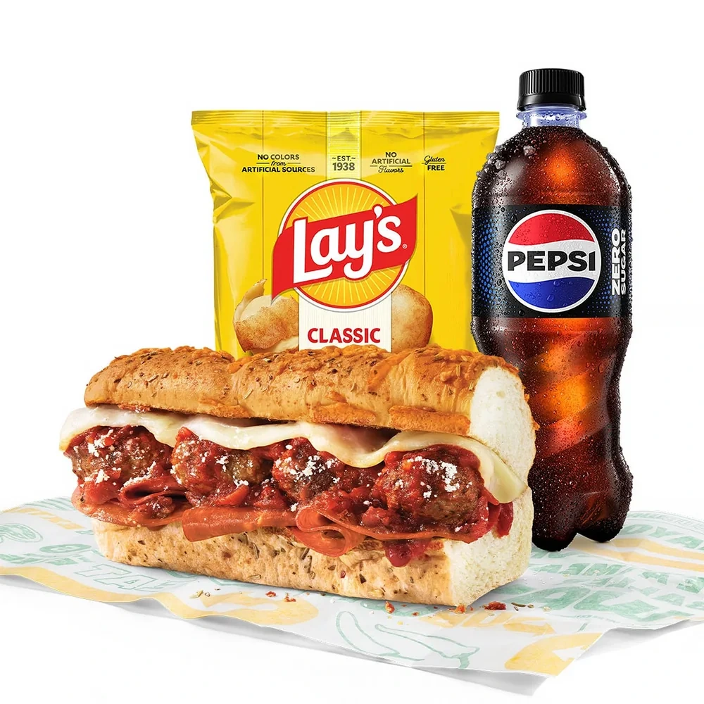 Subway menu photo of Meatball Pepperoni Meal