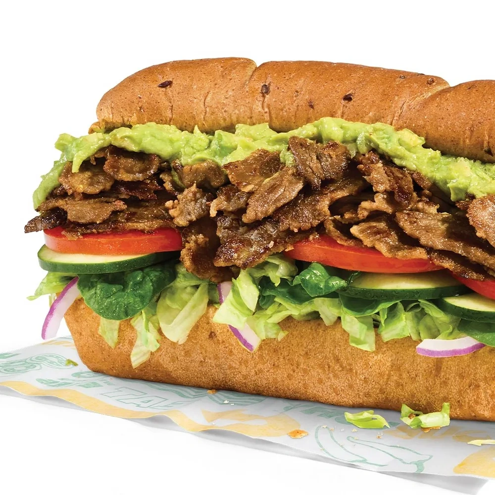 Subway menu photo of Seasoned Steak & Avocado