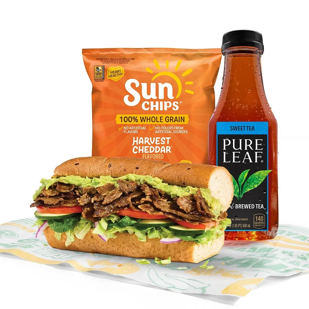 Subway menu photo of Seasoned Steak & Avocado Meal