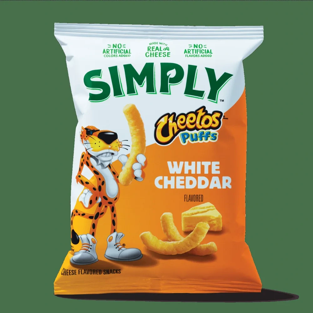 Subway menu photo of Simply Cheetos® Puffs White Cheddar