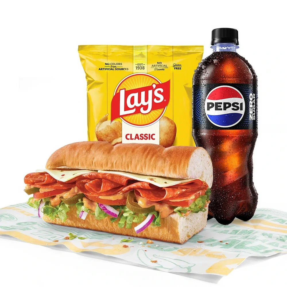 Subway menu photo of Spicy Pepperoni Meal