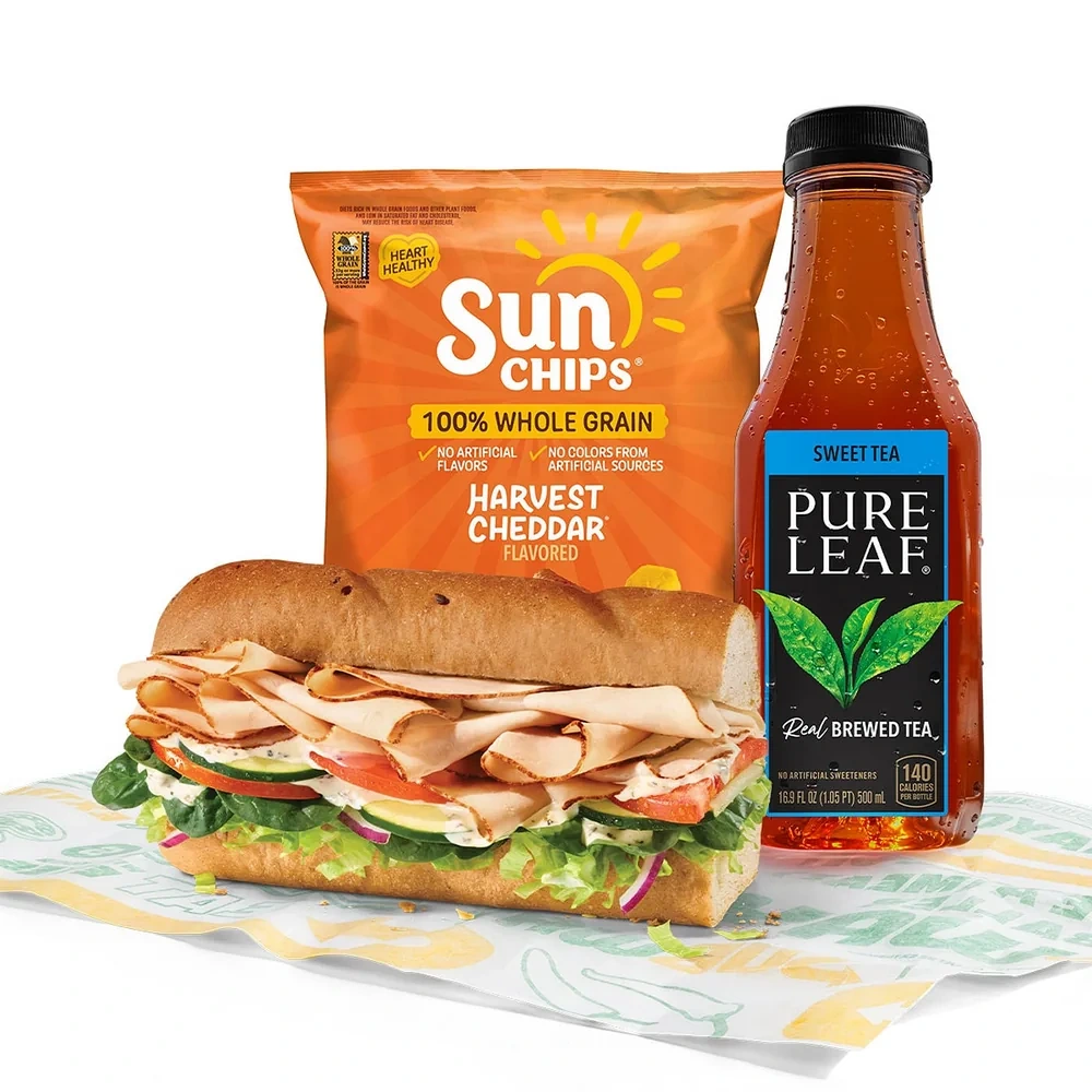 Subway menu photo of Turkey & Ranch Delite Meal