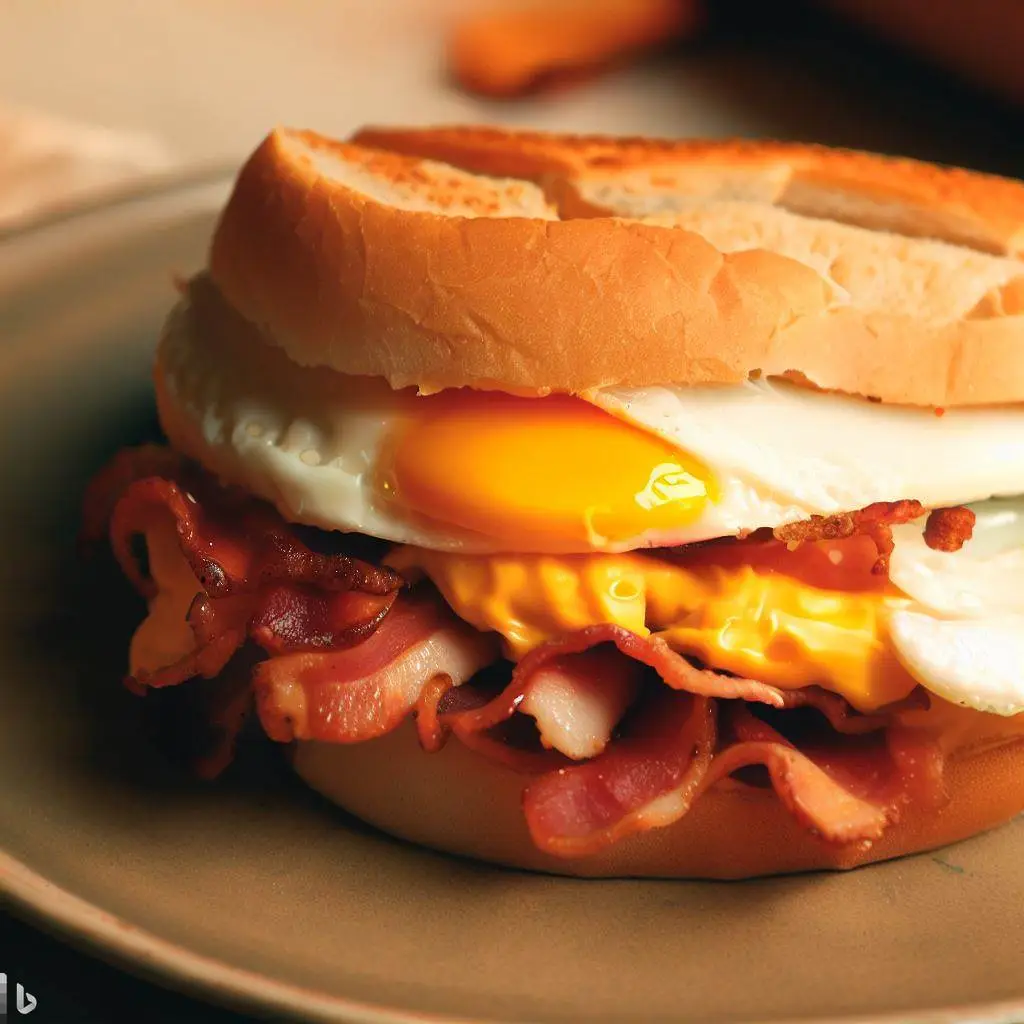 subway bacon cheese and egg