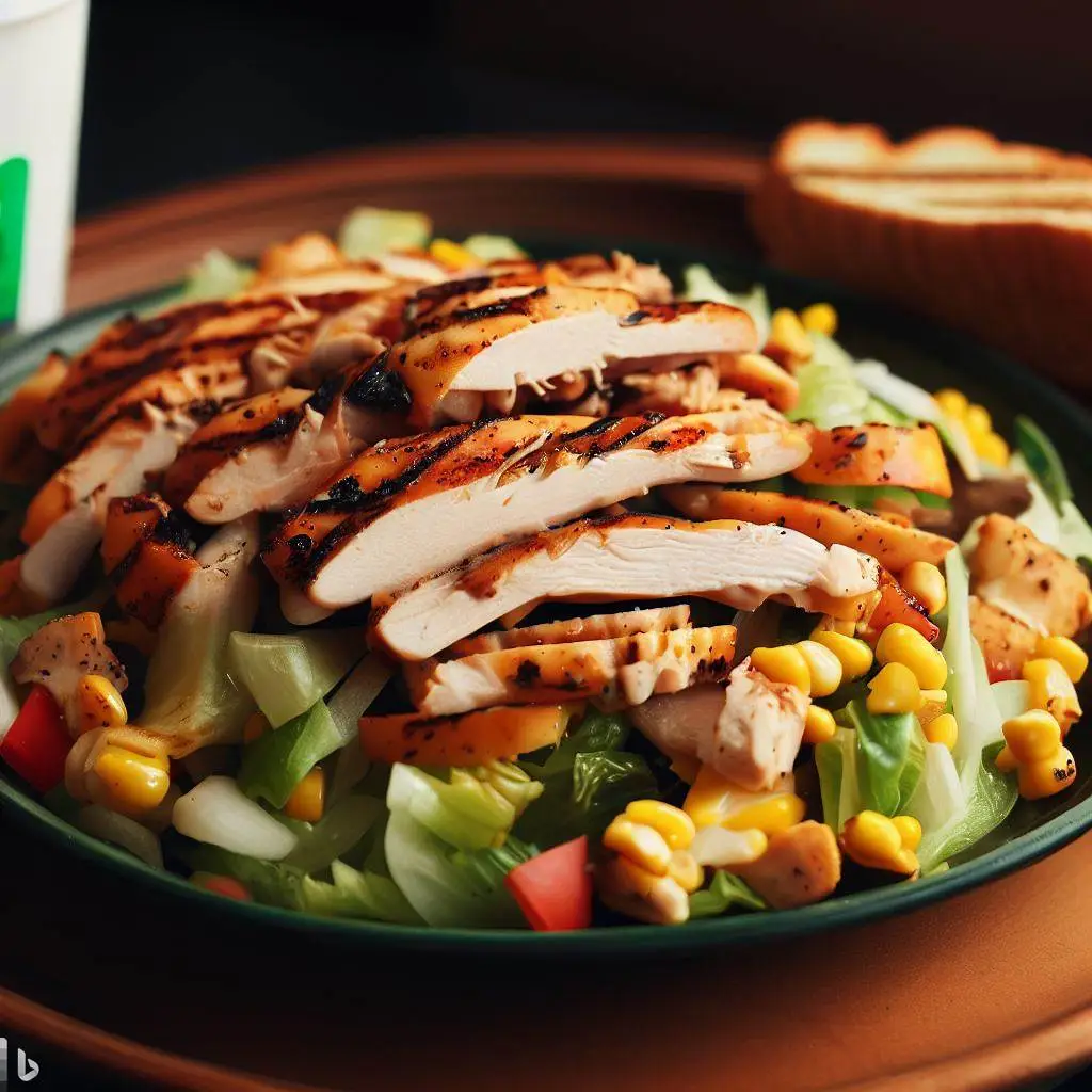 Subway Grilled Chicken Salad